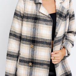 Southern Alternative Back To Business Plaid Coat