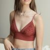 Southern Alternative Bralettes / Intimates Da Vinci Lace Bralette (Rust)