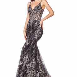 Southern Alternative Dresses A Night In Paris Maxi Gown (Black)