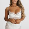 Southern Alternative Bombshell Lace Bralette Set (Ivory) Bralettes / Intimates