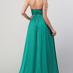 Southern Alternative Under The Stars Satin Gown (Green) Dresses