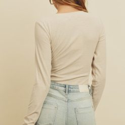 Southern Alternative Clothing Cool Horizons Ribbed Bodysuit (Nude)