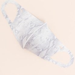 Southern Alternative Antibacterial Face Mask KIDS (Grey Snake Skin) Accessories