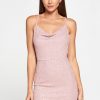 Southern Alternative Perfection Glitter Mini Dress (Pink) Clothing