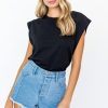 Southern Alternative Come And Get It Muscle Tee (Black) Blouses + Tops