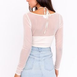 Southern Alternative Marlowe Mesh Halter Bodysuit 10 Southern Alternative Marlowe Mesh Halter Bodysuit