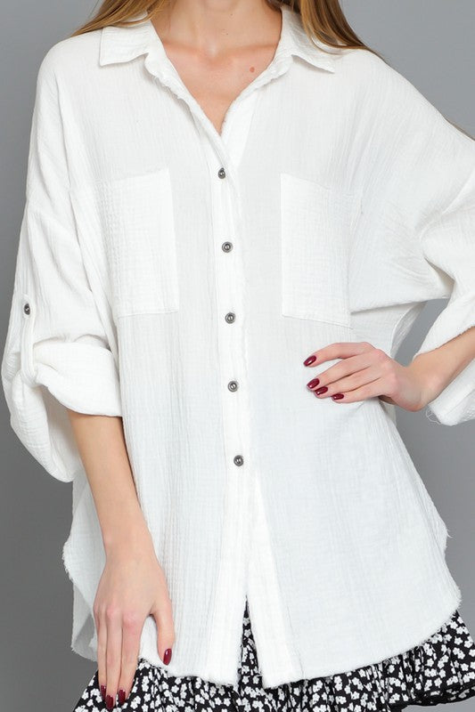 Southern Alternative Closing Time Button Up Shirt Southern Alternative Closing Time Button Up Shirt