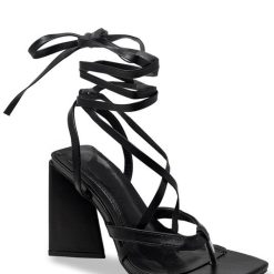 Southern Alternative Natalia Strappy Heel (Black)