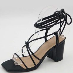 Southern Alternative Venus Strappy Heel (Black) Clothing