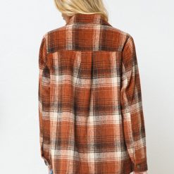 Southern Alternative Time Off Plaid Shacket Clothing