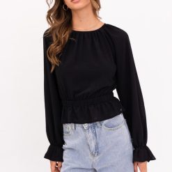 Southern Alternative Lasting Impression Open Back Blouse