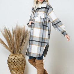 Southern Alternative Winter Wishes Plaid Coat