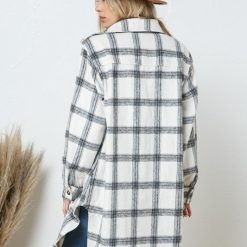 Southern Alternative Happy Ever After Plaid Shacket Clothing