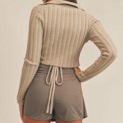 Southern Alternative Clothing Atlas Pleated Skort (Olive)