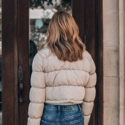 Southern Alternative November Rain Cropped Puffer Jacket (Cream) 6 Southern Alternative November Rain Cropped Puffer Jacket (Cream)