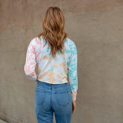 Southern Alternative Crop Tops Havana Tie Dye Sweater