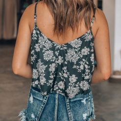 Southern Alternative Blouses + Tops Jasmine Floral Crop Top