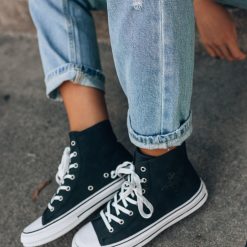 Southern Alternative Shooting Star Sneakers (Black) Shoes