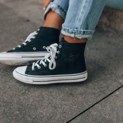 Southern Alternative Shooting Star Sneakers (Black) - FINAL SALE