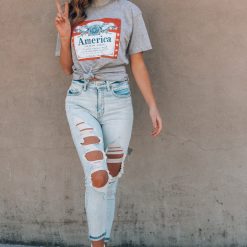 Southern Alternative Denim Weekender Distressed Skinny Jeans 3 Southern Alternative Denim Weekender Distressed Skinny Jeans