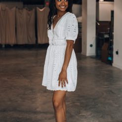 Southern Alternative Sienna Eyelet Mini Dress