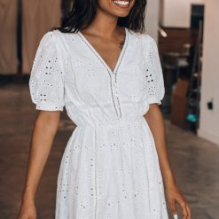Southern Alternative Sienna Eyelet Mini Dress