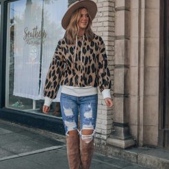 Southern Alternative Jackets Emmaline Hoodie (Leopard)