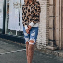 Southern Alternative Jackets Emmaline Hoodie (Leopard)