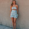 Southern Alternative Seaside Escape Mini Dress (Storm Blue)