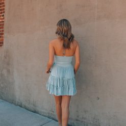 Southern Alternative Seaside Escape Mini Dress (Storm Blue)