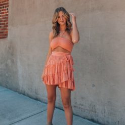 Southern Alternative Dresses Seaside Escape Mini Dress (Sunset)