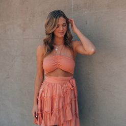 Southern Alternative Dresses Seaside Escape Mini Dress (Sunset)