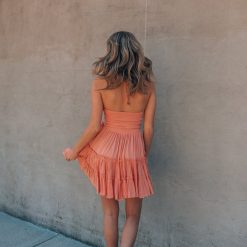 Southern Alternative Dresses Seaside Escape Mini Dress (Sunset)