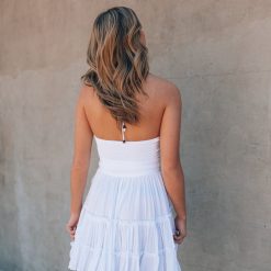 Southern Alternative Seaside Escape Mini Dress (White)