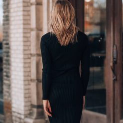 Southern Alternative Stay A While Ribbed Mini Dress Dresses