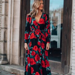 Southern Alternative Smell The Roses Long Sleeve Maxi Dress Dresses 4 Southern Alternative Smell The Roses Long Sleeve Maxi Dress Dresses