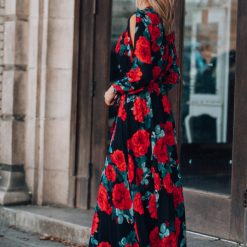 Southern Alternative Smell The Roses Long Sleeve Maxi Dress Dresses 5 Southern Alternative Smell The Roses Long Sleeve Maxi Dress Dresses