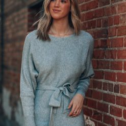 Southern Alternative Dresses Whitney Sweater Mini Dress (Grey) 7 Southern Alternative Dresses Whitney Sweater Mini Dress (Grey)