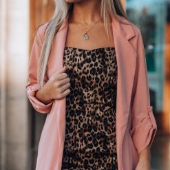 Southern Alternative Dresses Reign Strapless Mini Dress (Leopard)