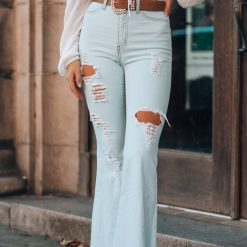 Southern Alternative Denim Rodeo Distressed Bell Bottoms (Light Wash) 13 Southern Alternative Denim Rodeo Distressed Bell Bottoms (Light Wash)