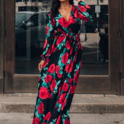 Southern Alternative Smell The Roses Long Sleeve Maxi Dress Dresses 7 Southern Alternative Smell The Roses Long Sleeve Maxi Dress Dresses