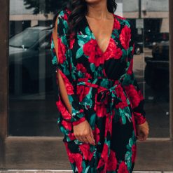 Southern Alternative Smell The Roses Long Sleeve Maxi Dress Dresses 8 Southern Alternative Smell The Roses Long Sleeve Maxi Dress Dresses