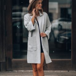 Southern Alternative Brooklyn Trench Coat (Light Grey) Jackets