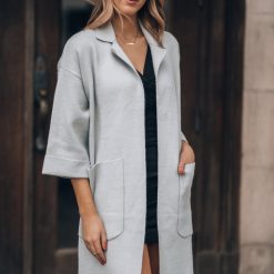 Southern Alternative Brooklyn Trench Coat (Light Grey) Jackets