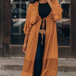 Southern Alternative Kennedy Lace Duster (Caramel)