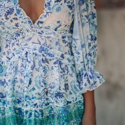 Southern Alternative Waves Ombre Mini Dress Dresses