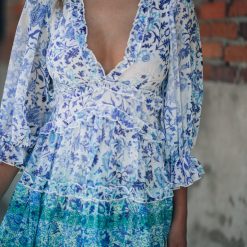 Southern Alternative Waves Ombre Mini Dress Dresses