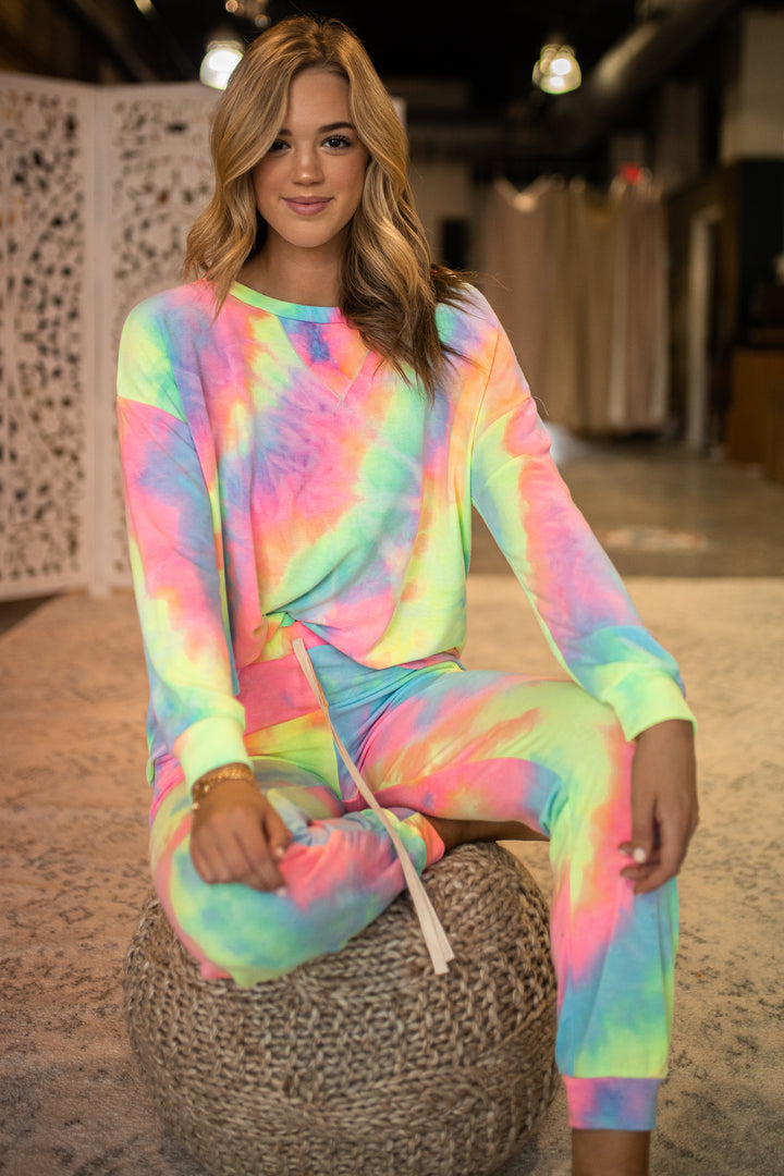 Southern Alternative Over The Rainbow Tie Dye Top Southern Alternative Over The Rainbow Tie Dye Top