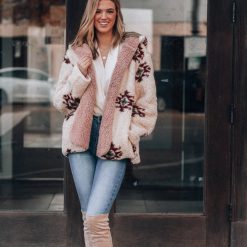 Southern Alternative Better Together Reversible Sherpa Jacket (Cream)