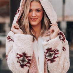 Southern Alternative Better Together Reversible Sherpa Jacket (Cream) 2 Southern Alternative Better Together Reversible Sherpa Jacket (Cream)